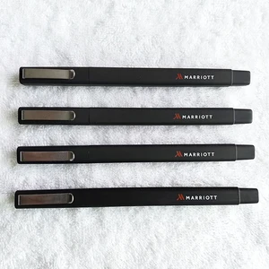 MARRIOTT Hotel Pen Rubber Finishing Advertising Custom Printing Logo Promotional Pen