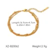 Pulsera Minimalista de Cadena en Capas