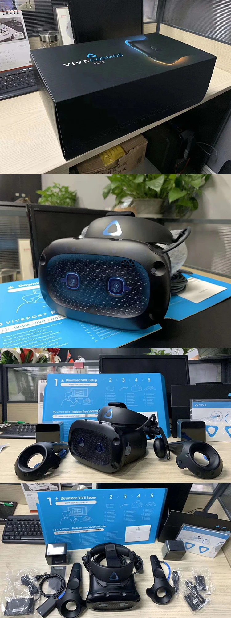 HTC Vive Cosmos Elite Virtual Reality Headset System With Refresh Rate 90Hz 1440 X 1700 Pixels Per Eye in Stock