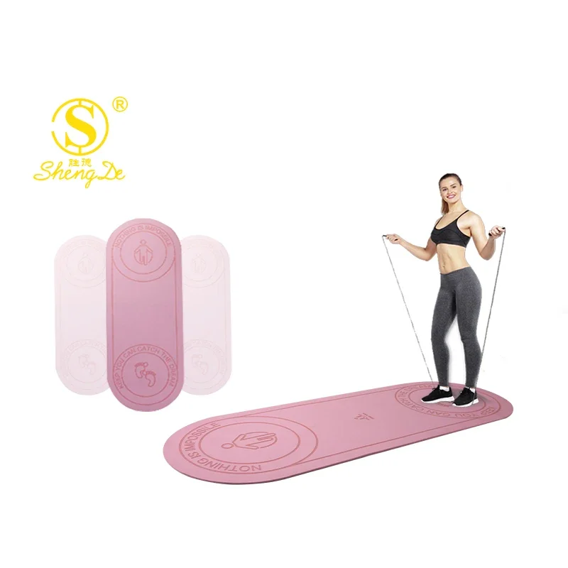 Fitness Exercise Eco Friendly Extra Large Thick Skip Round 165cm Shock Absorbing Sound-proof Yoga Skip Skipping Jump Rope Mat