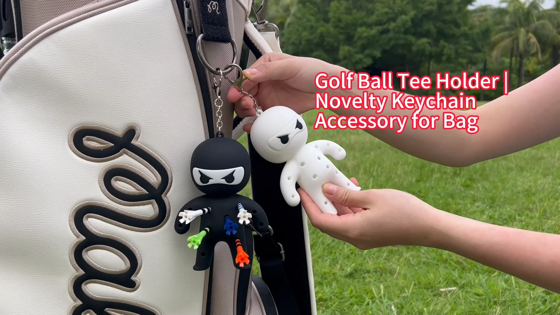 New Design Golf Ball Tee Holder Holds 13 Tees Built To Last Silicone