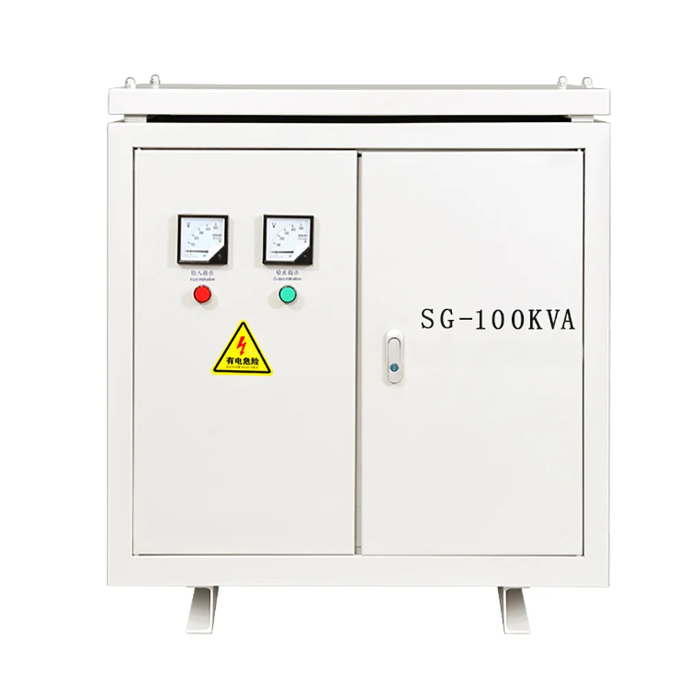 competitive transformer price 100kva 150kva 380v to 220v 50/60Hz Three phase Dry type  isolation Transformer with high quality