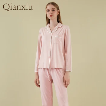 Factory Spot wholesale Cotton ladies sleep wear soft cozy women pajamas pj sets night wear cotton pyjamas women
