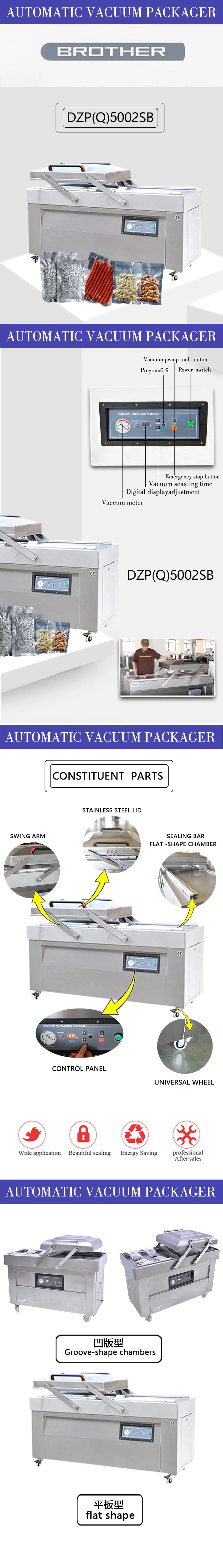 Brother Dz500/2sb Automatic Food Vacuum Packaging Machine Large ...