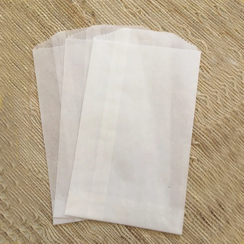 Ecofriendly Glassine Waxed Paper Bags Wedding Favour Sweet Bags Thank