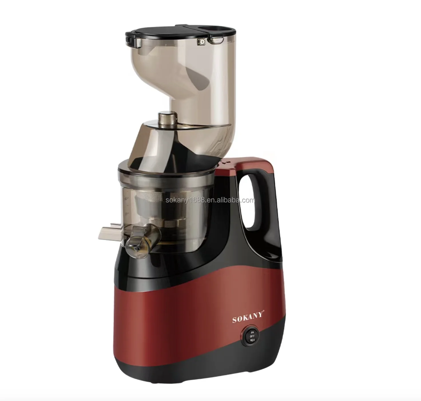 Sokany Electric Twin Gear Automatic Fruit Juicer Extractor Automatic