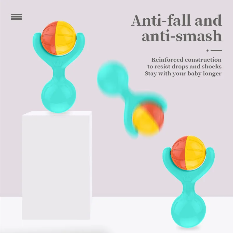 Не содержит Бисфенол А для новорожденных; Кремния погремушки игрушки sonajas Подарочный детский комплект одежды маленьких девочек-погремушка кольцо режущихся