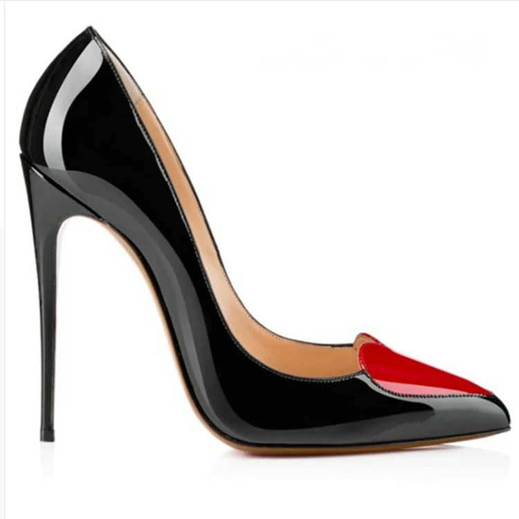 wide pointed toe pumps