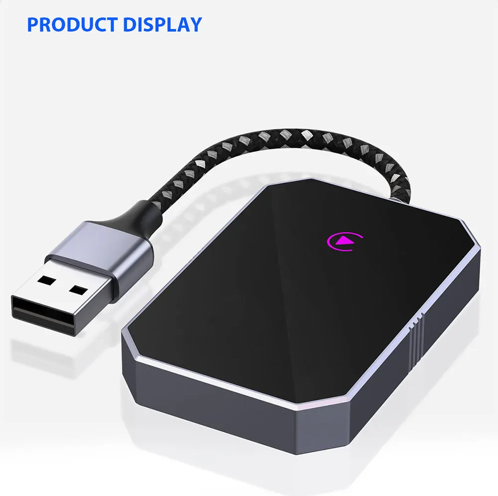 product wireless carplay android apple 2in1 wired adapter portable ai box dongle zjq12 laudtec screen sharing sgs certified 1 year-9