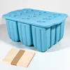 12-link Ice-cream Mould Blue (with 50 wooden sticks)