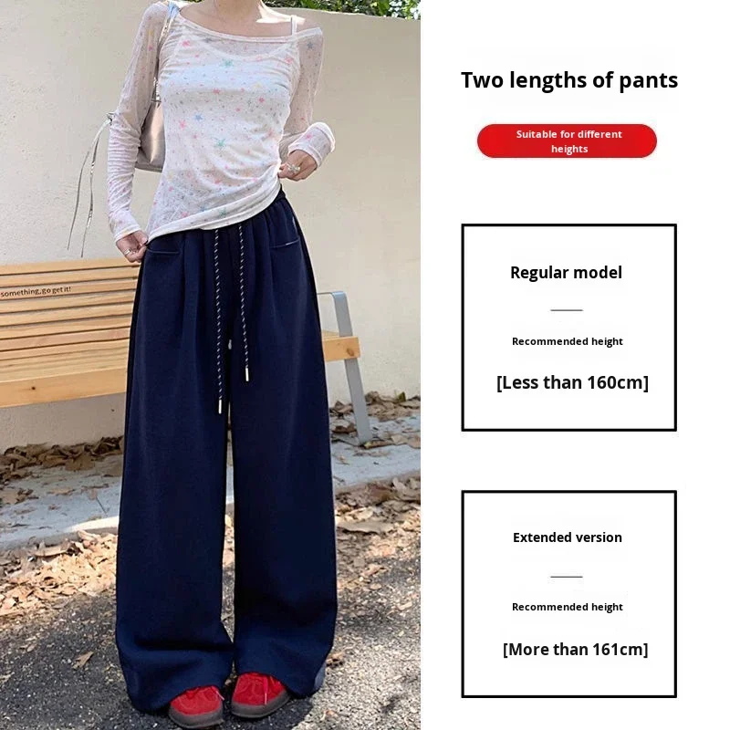 Cross-border Wholesale Lazy Style Regular Vintage European Cotton Velvet High-waist Boot Cut Drape Casual Pants Women