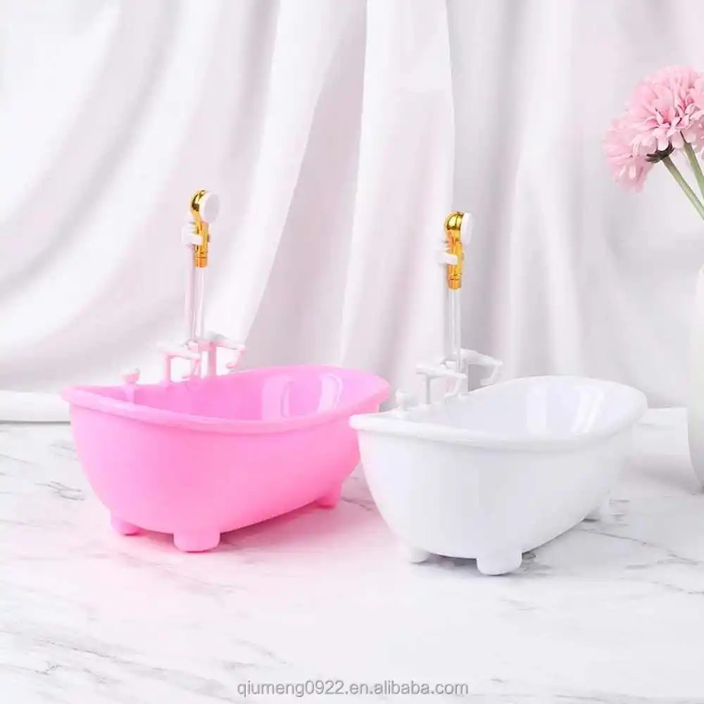 Mini Bathtub Simulation Miniature Dollhouse Tub Model Toy Holiday Gifts