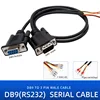 DB9 RS232 Serial Cable Series, Male/Female Options, 1M