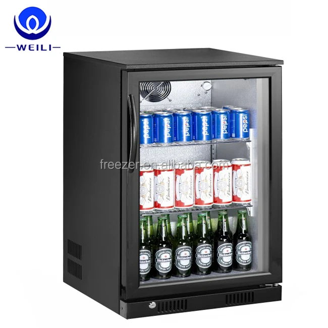 卸売ステンレス鋼商業ショーケースディスプレイビール冷蔵庫118L