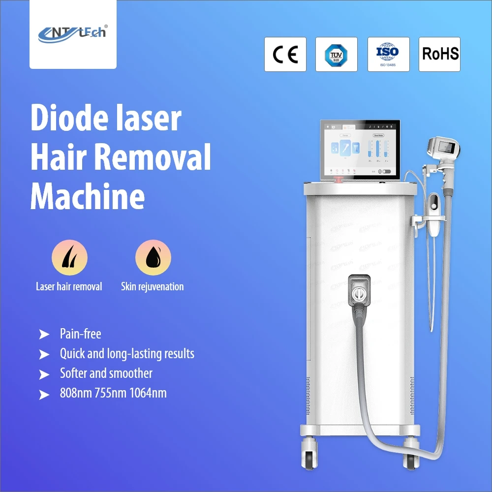 Ce Rohs Certificate Depilacion Laser 3 Wavelengths Diodo Hair Remover