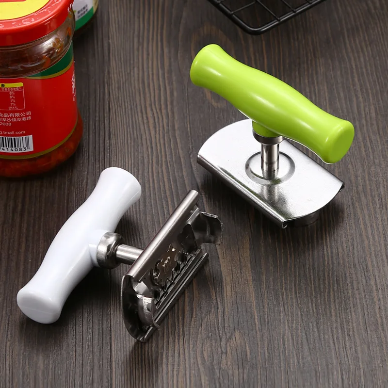 Multi-function Kitchen Gadgets Handy Anti slip Can Lid Opener Manual Adjustable 2 in 1 Bottle Opener and Can Opener