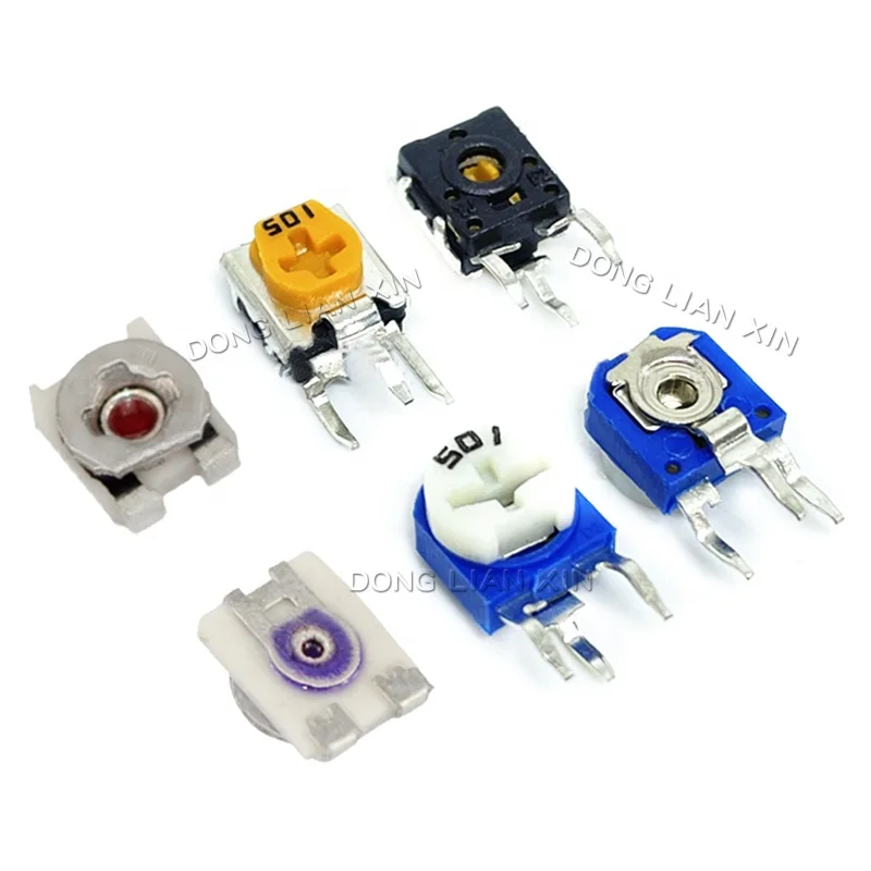 Sourcing Map 200W Keramik Potentiometer - 300 Ohm Variabler Widerstand Mit Knopf