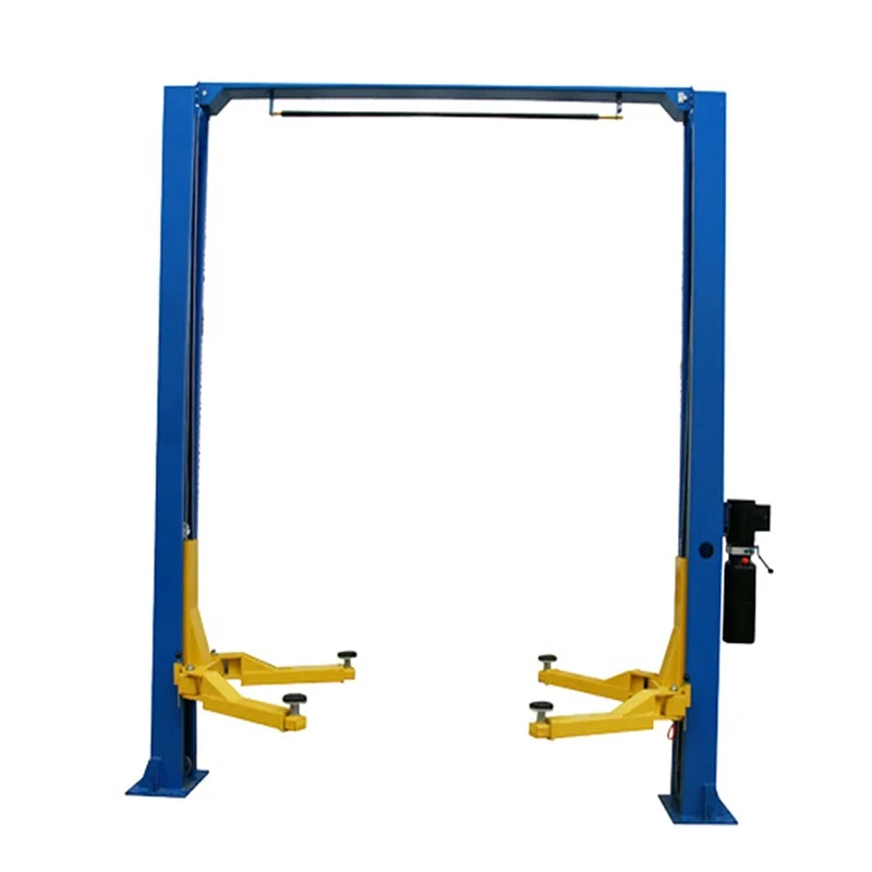 Двухколонный низкий потолок дизайн портативный автомобильный грузоподъемник для продажи