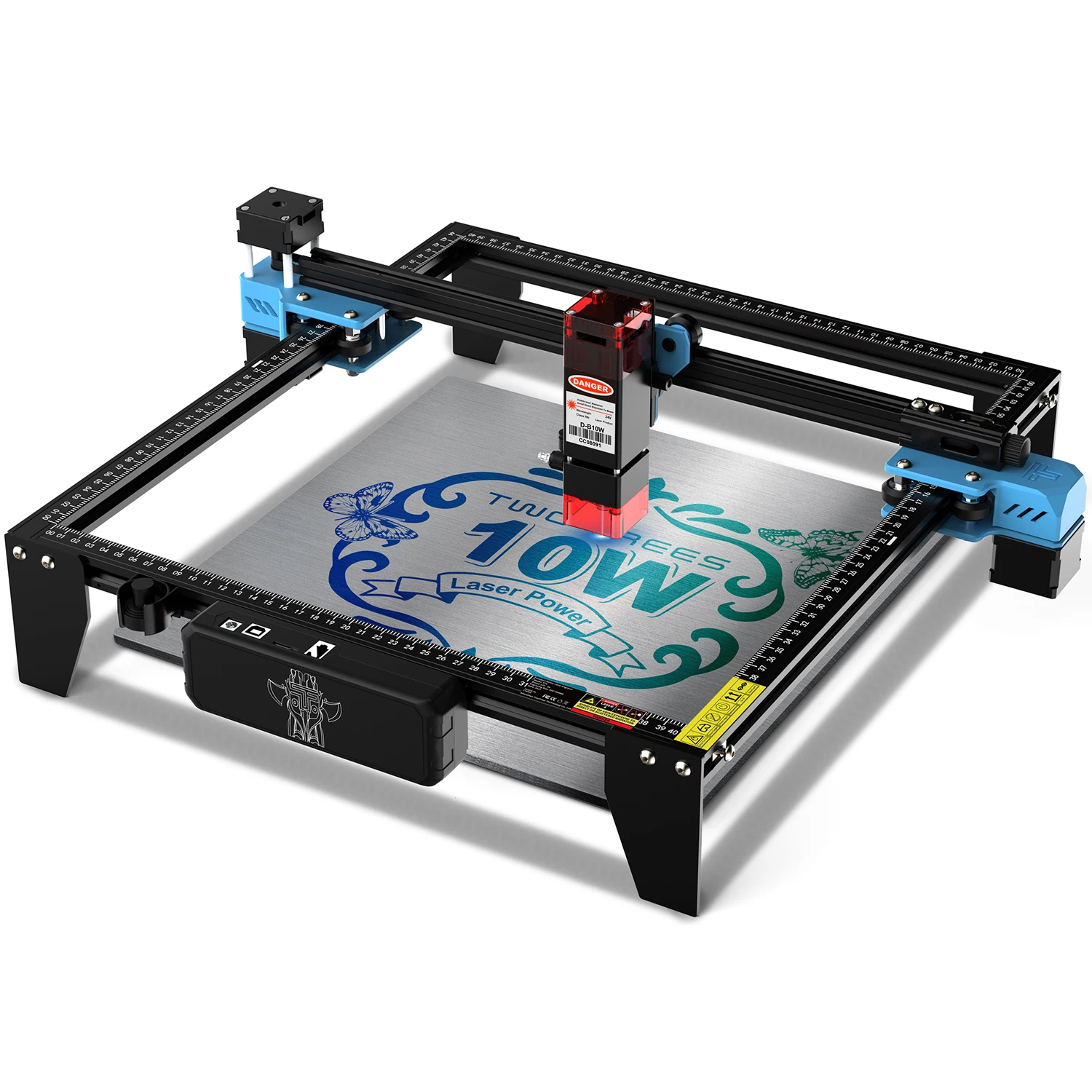 TS2 レーザー彫刻機 Twotrees TTS-10W Pro 金属マーキング レーザー彫刻機 CNCルーター 革