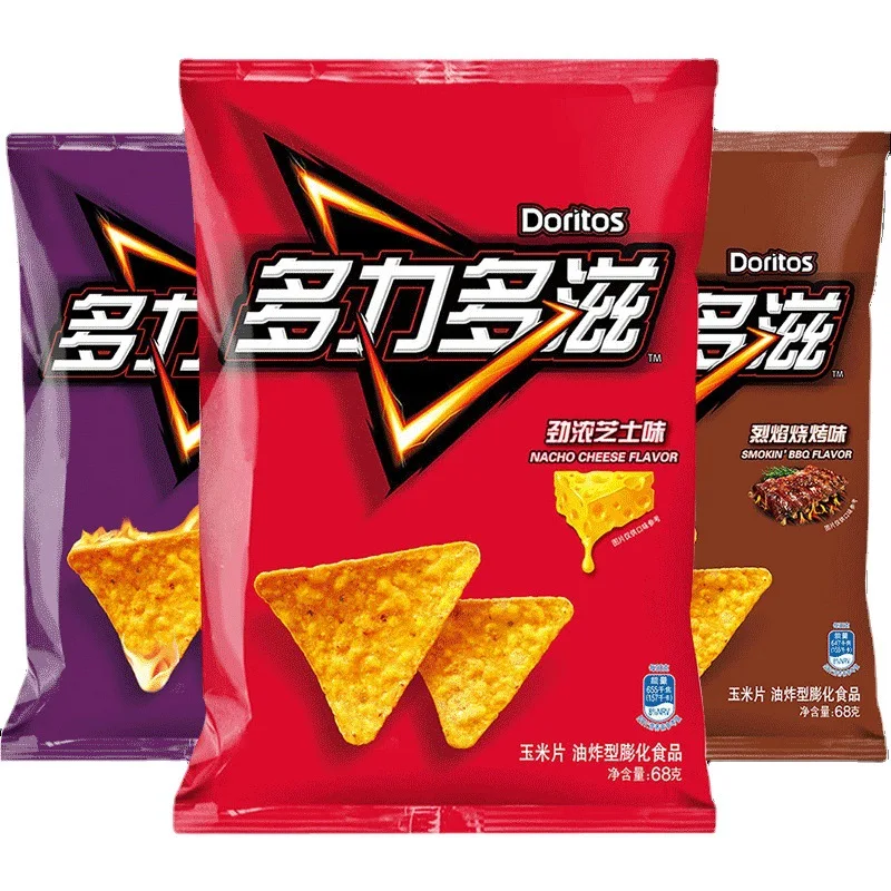 Factory Direct Sales Doritoss 68g Various Flavors French Fries Puffed Snacks Salty Potato Chips