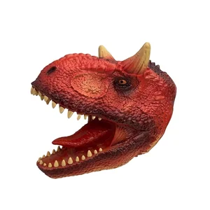 7 Inch Real Like Dinosaur Head Hand Puppet Toy for Fun