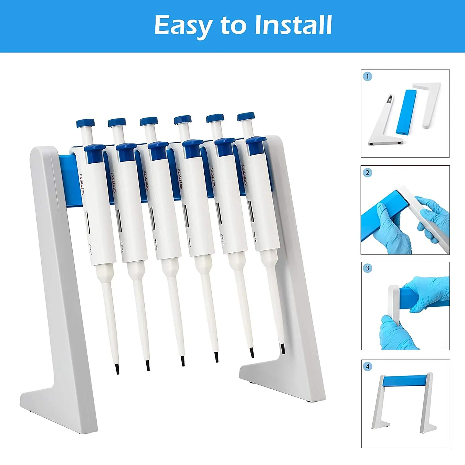 2 Stuks pipet standaard lineaire pipet plank laboratorium lineaire