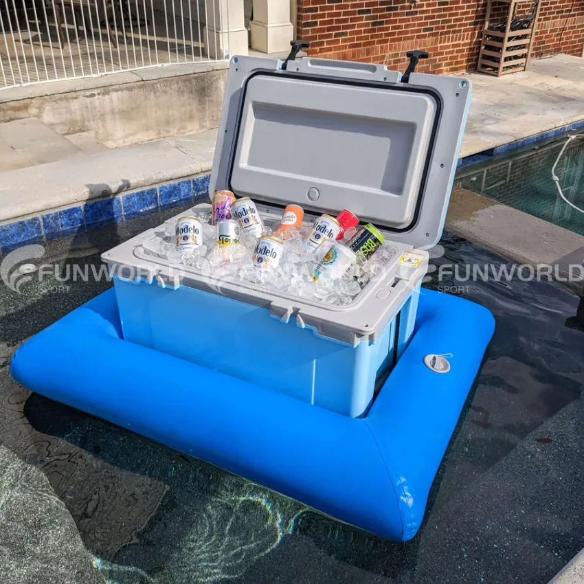 Clear Inflatable Cooler Commercial Inflatable Fill-Up Station Cooler Float Beer Cooler Floating ...