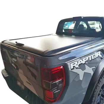 Zolionwil Aluminum Hard Manual Truck Bed Covers Tonneau Cover Roller Lid for FORD Ranger Falcon