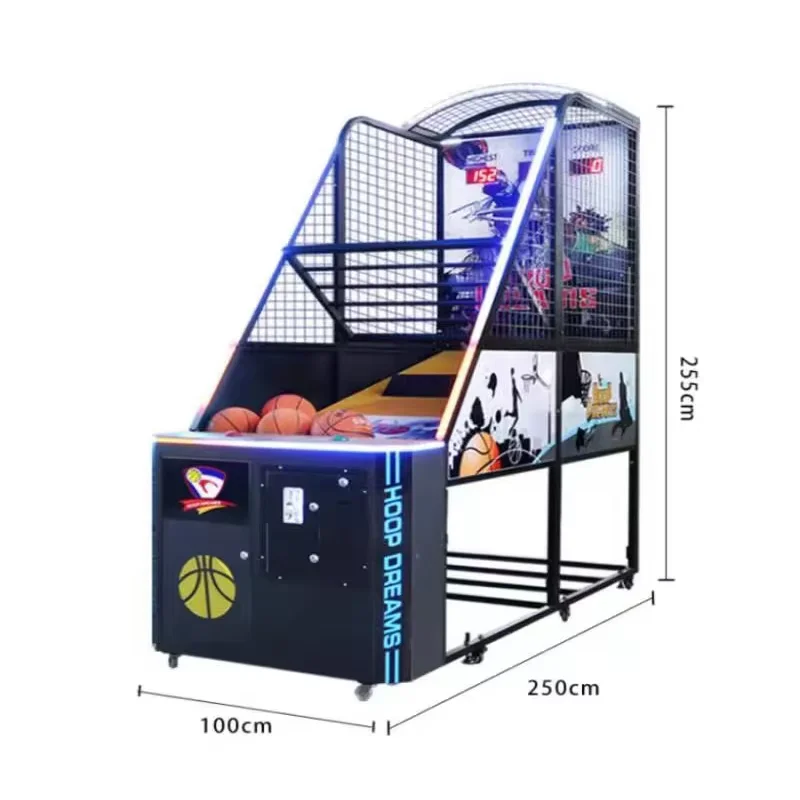 Funpark Hot Selling the Latest Popular Indoor Amusement Arcade Basketball Shooting Machine for Amusement Game Center factory