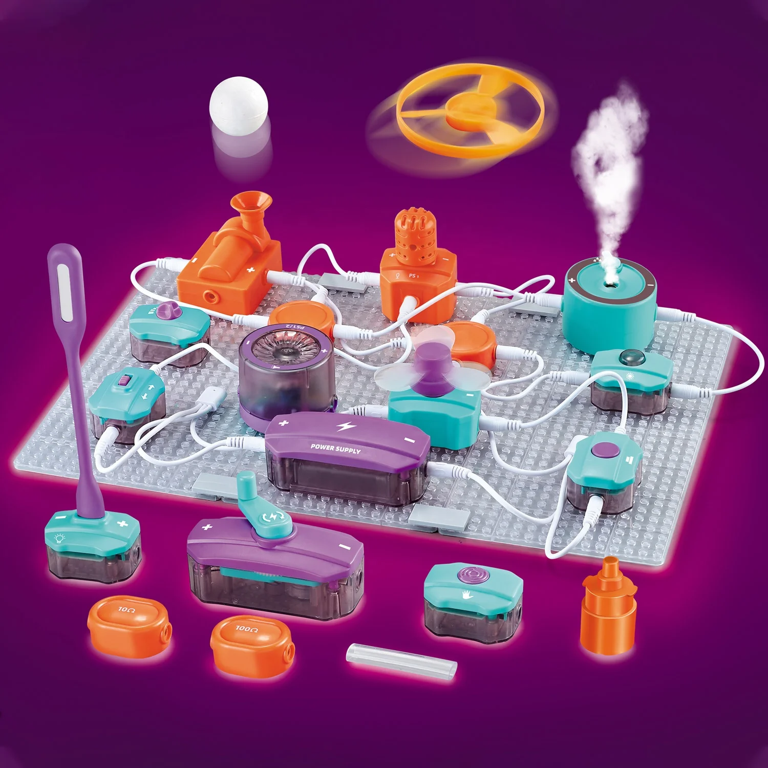 Programming Toy Science Educational Electronic Circuit Block Physics Electric Circuit Kit Kids STEM Toy Electronics Exploration