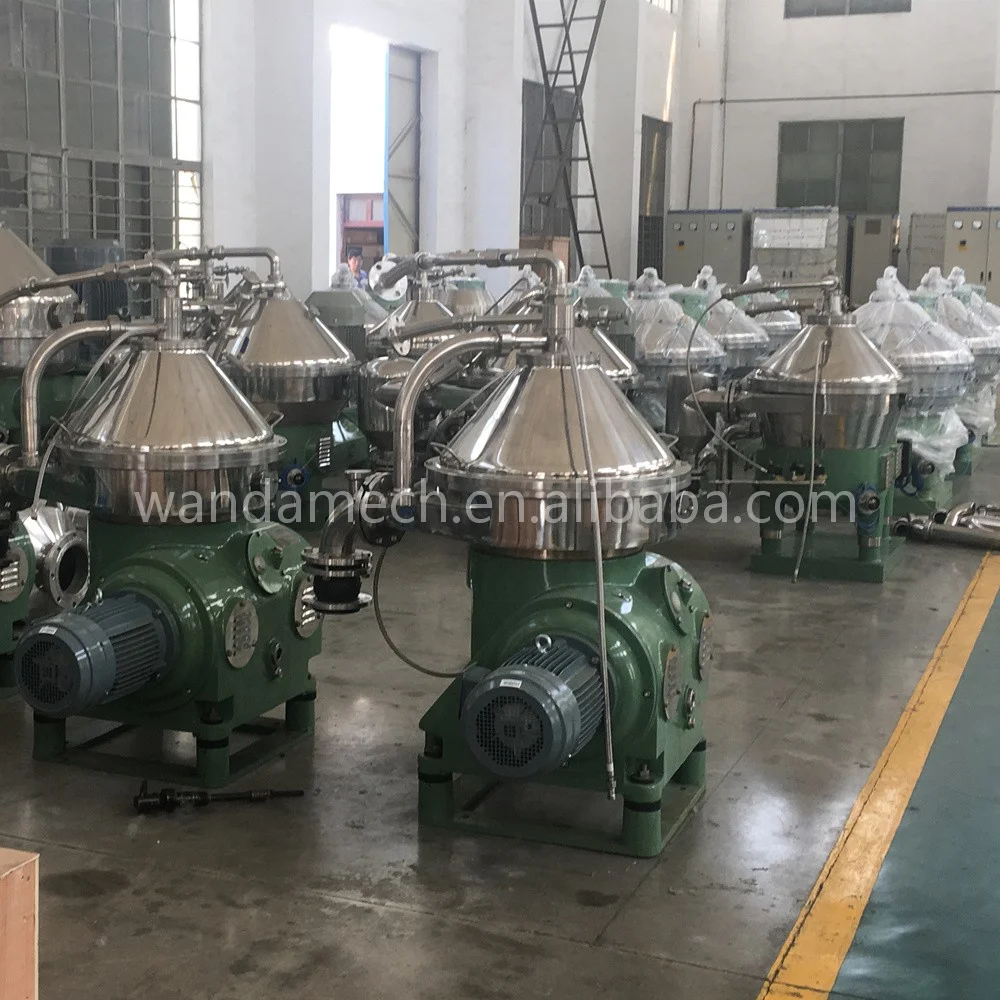Centrifugal Disk Stack Milk Cream Separator Machine Price and Yeast Centrifuge Separator
