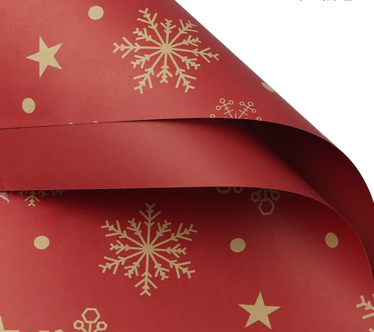wholesale kraft gift wrapping paper 60gsm