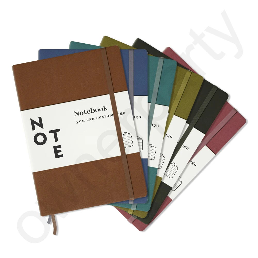 B6  Jotter  Bulk  Plain  Designer  Bullet    Grid  Leather    Pu  Hardcover  Notebookwith Logo