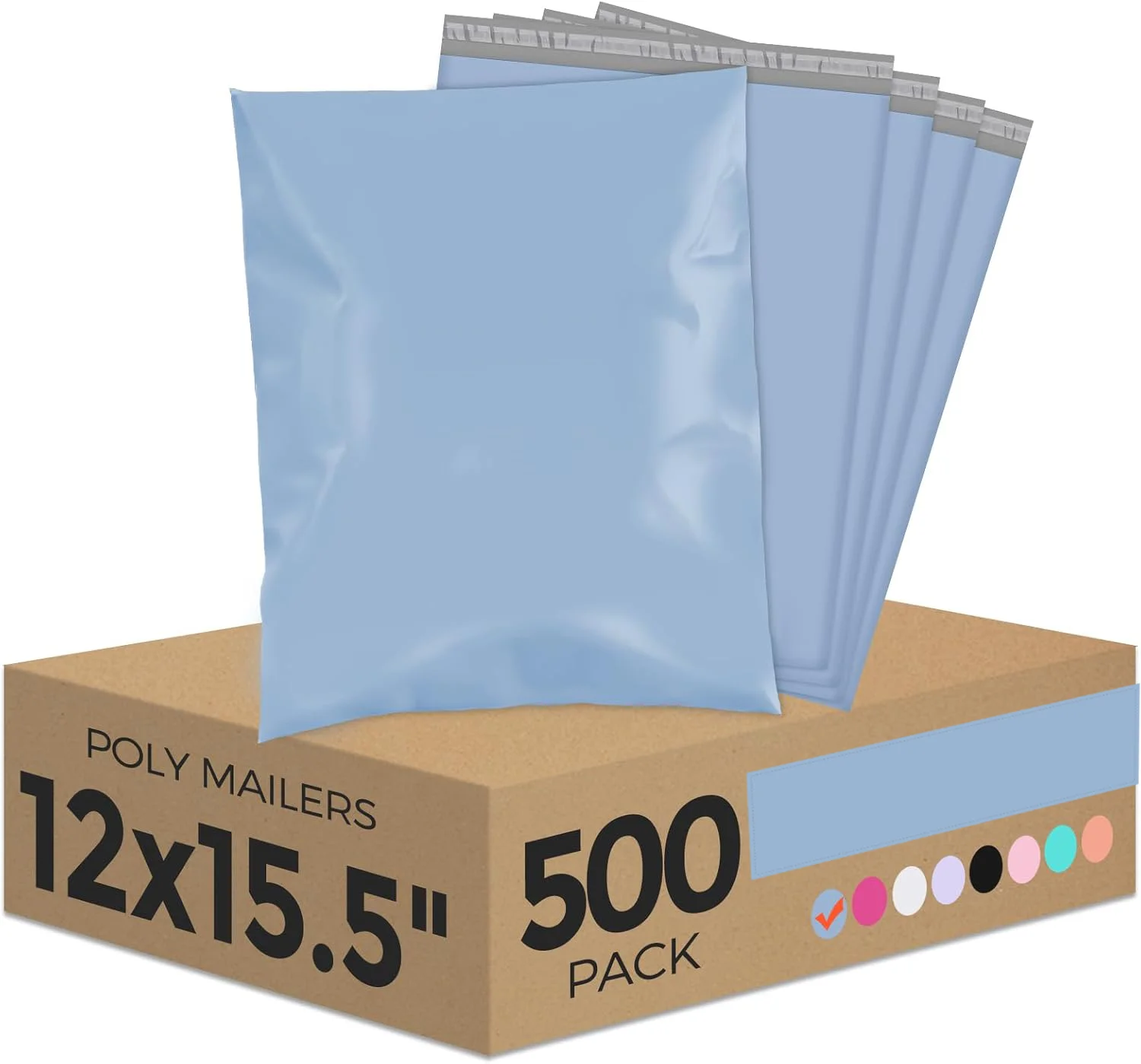 Self Adhesive Low MOQ Custom Poly Mailer Shipping Bags Adhesive Mailing Biodegradable Bags for Clothes Business