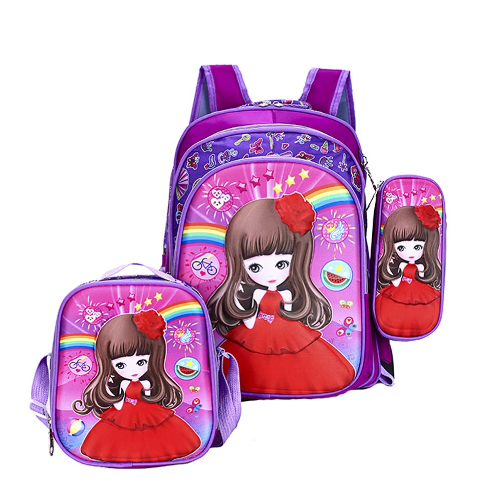 latest girls schoolbag sofia princess backpack Alibaba