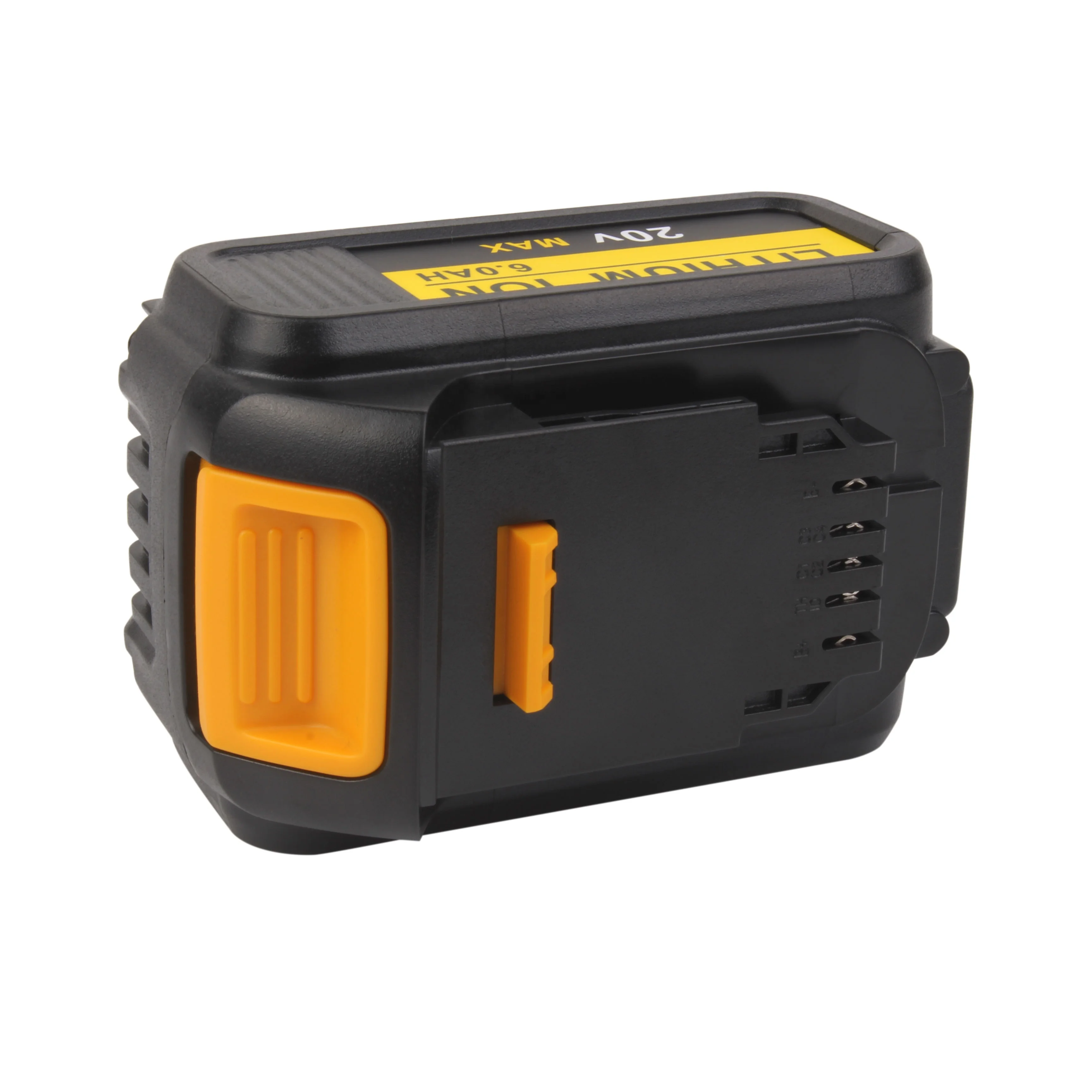 Replacement 6.0Ah Lithium Ion battery 18V 20V Power Tool Battery DCB200 Cordless Drill Parts Rechargeable Battery For Dewalt