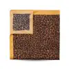 Sciarpa con stampa leopardata gialla GRJ3246SP