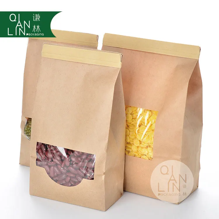 brown bolsa with window packaging