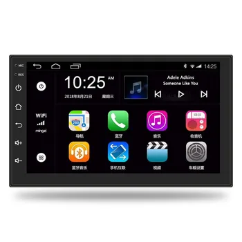 7 Inch Touch screen Android 16GB 32GB ROM Universal Car Radio Carplay  Multimedia Player 2.5D Stereo For Toyota Nissan 2 Din