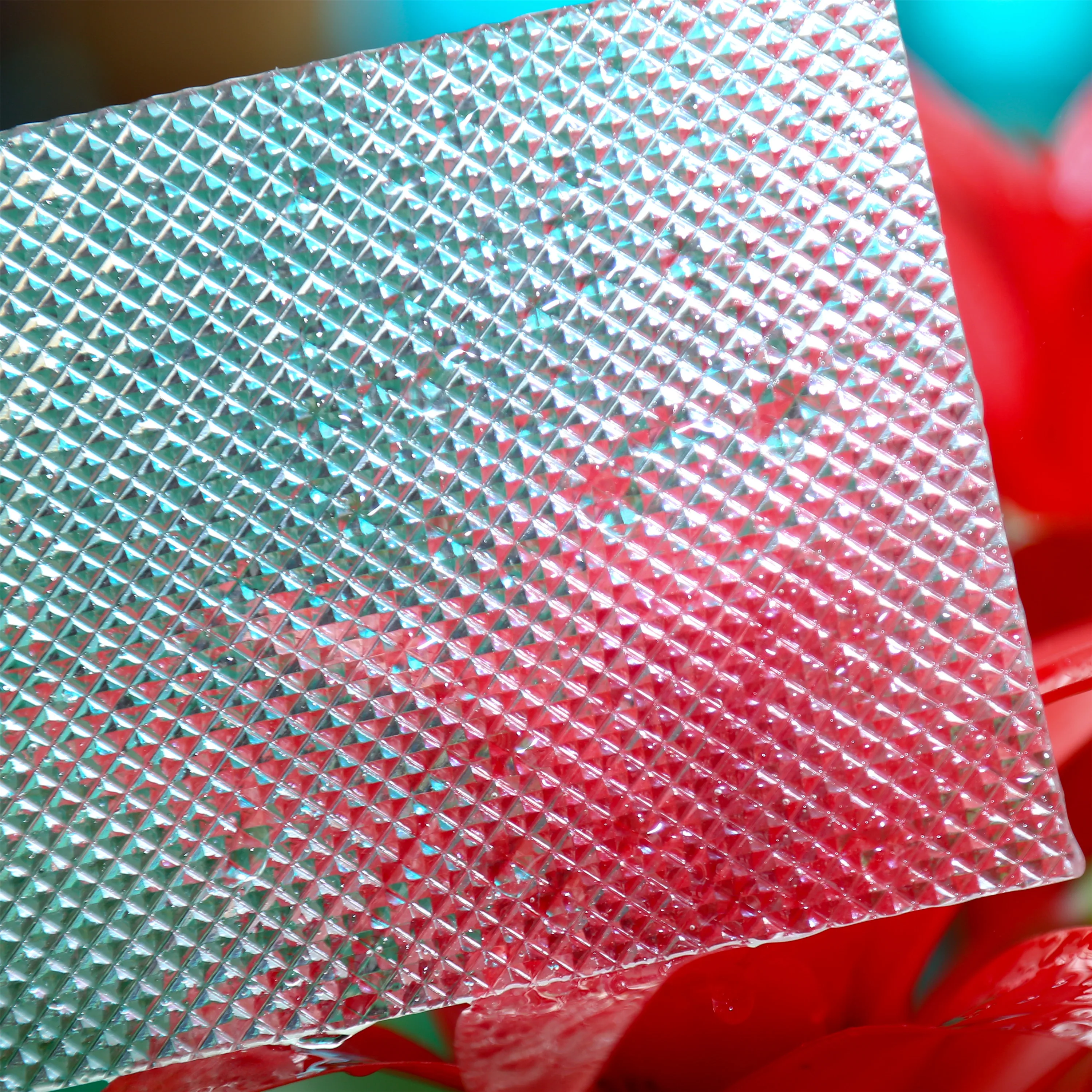 High Light Transmission Light Diffuse Polycarbonate Prism Sheets for LED Lights Covers Panels