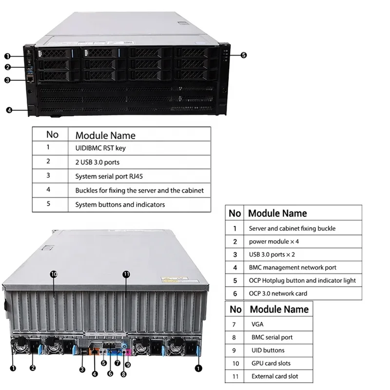 Intel Xeon Computer  Cheap 2U Server NF5468M6 Rack Server