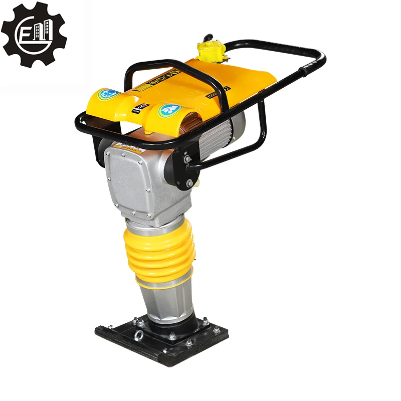 Высококачественный Ручной Ударный вибратор трамбовка почвы Электрический прыгающий домкрат уплотнитель HCD110 трамбовочный трамбовщик для продажи