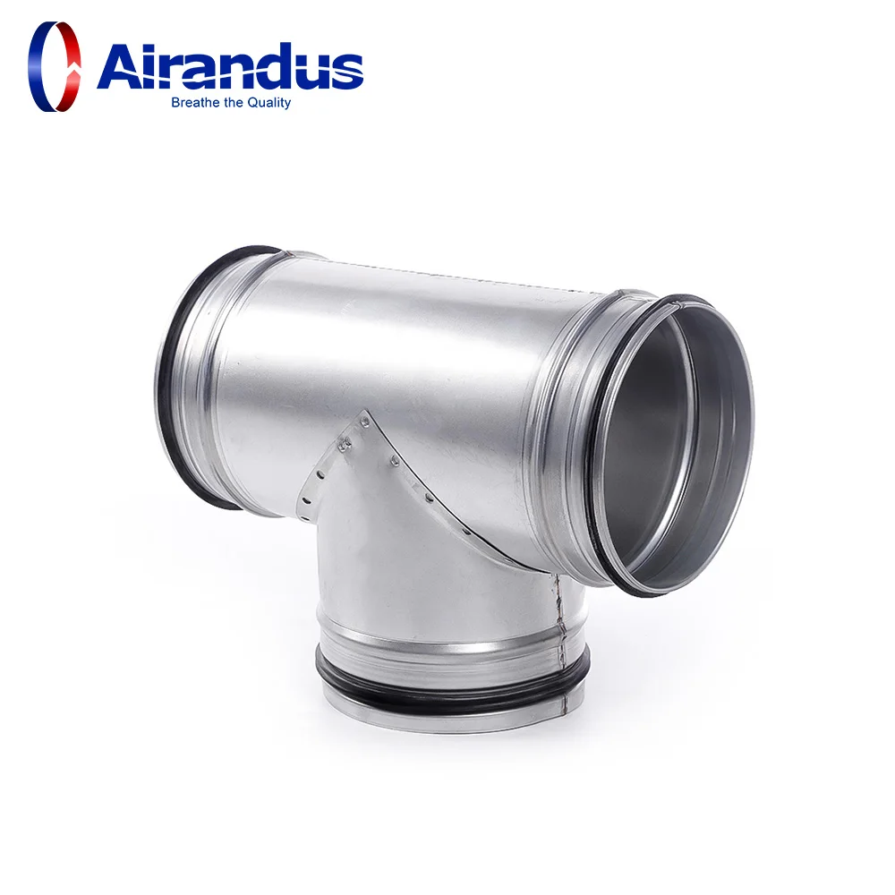 Hvac System Duct Splitter For Exhaust Fan Dryer Vent Hose 3 Way Duct