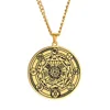 Gold pendant necklace