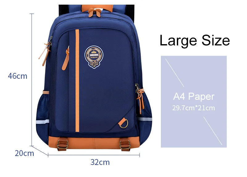 LOGO Custom Hipster British Style Primary School Bags Young Models Trendy Backpack for Kids