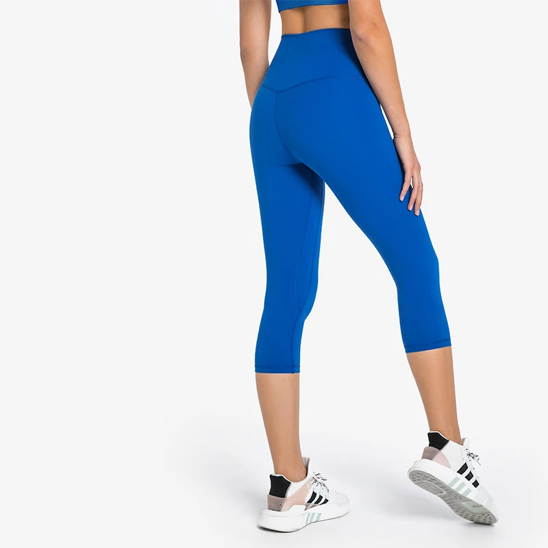 Highquality No Tline Nude Yoga Cropped Pants Highwaist Hiplifting