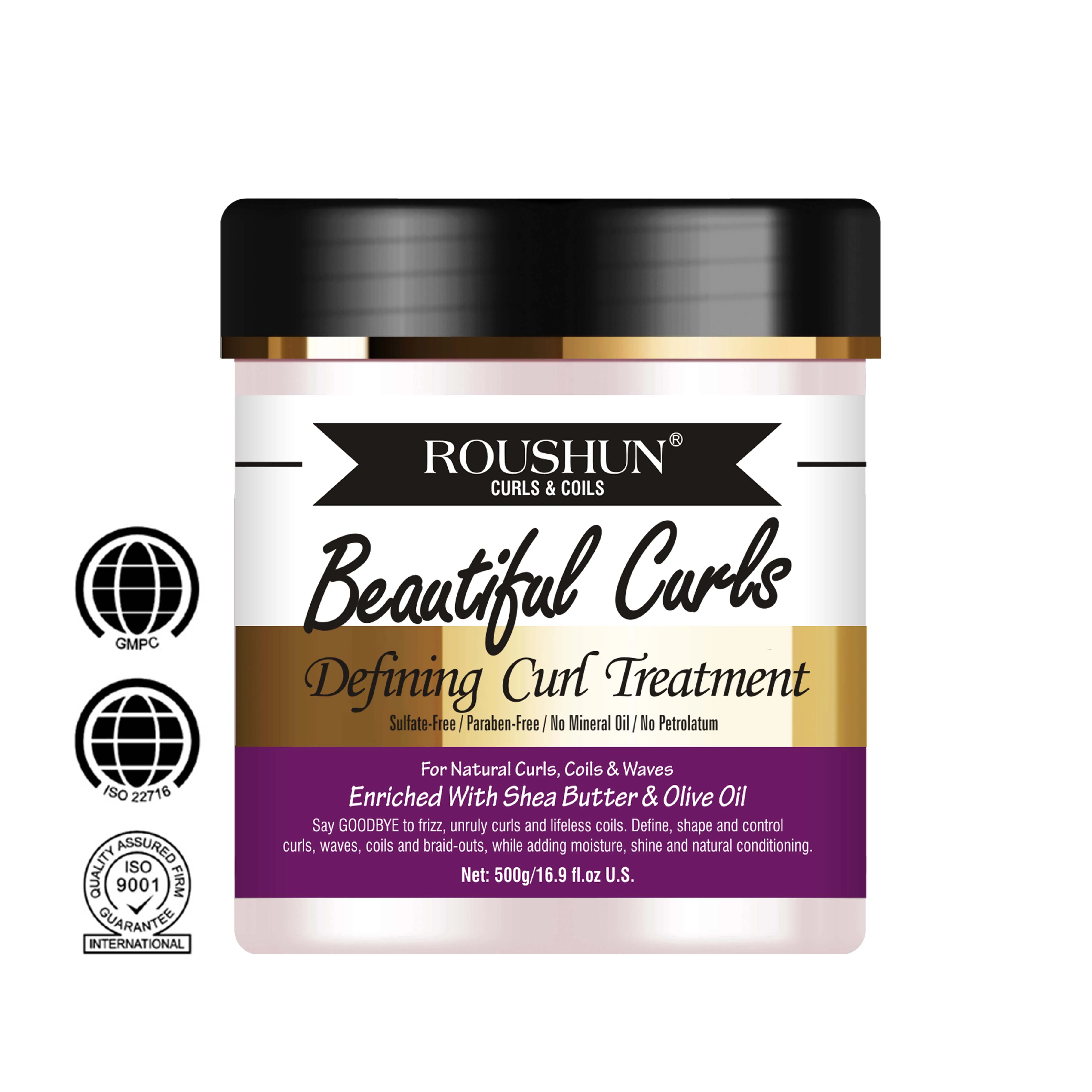 ROUSHUN New product Beautiful Curls Defining Curl Treatment 500g Hair Treatment