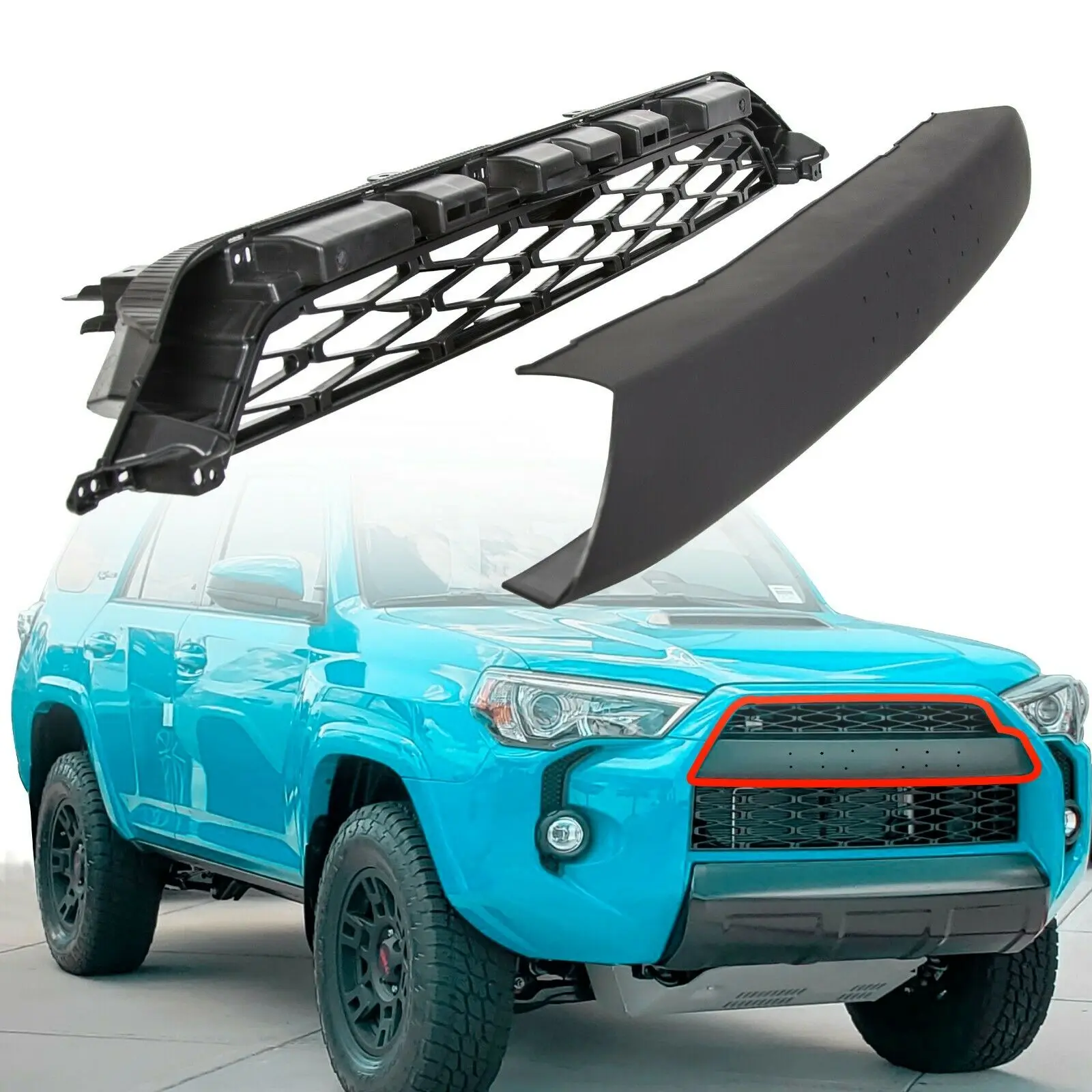 Kingcher Front Bumper Grille Fit For Toyota 4runner Trd Pro 14 19 Grill Buy Grille Kingcher Front Bumper Grille Grille For Toyota 4runner Product On Alibaba Com