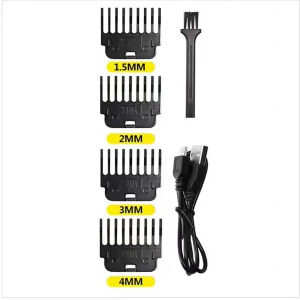 Professional Hair Clipper Rechargeable Hair Trimmer Blade Lcd Display