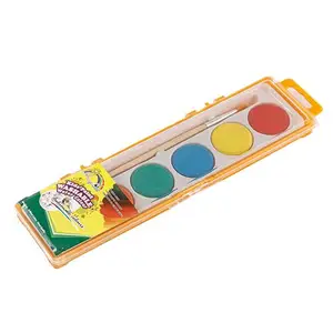 6 Colors Non Toxic Premium Supply Solid Watercolor Cake Watercolor Paint Set